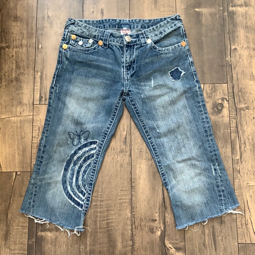 True Religion Cut off Jeans